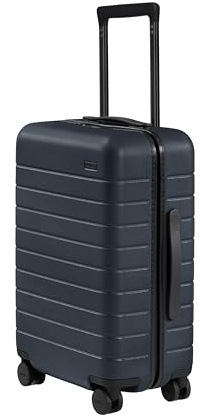 Away Carry-On Luggage, Lightweight Hardside Suitcase with Spinner Wheels, 22 Inch Airline Approved, TSA Lock, Navy Blue