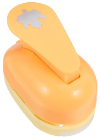 Lurrose Ahornblatt Bastelstanze für Kinder, Orange, aus Abs, Groß