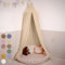 lilimaus Baldachin Kinderzimmer [in 12 Farben] - Betthimmel aus 100% Baumwolle Musselin Handmade für Mädchen & Jungen - Babybett Himmel als Babyzimmer Deko - Vorhang für Kinderbett, Kuschelecke