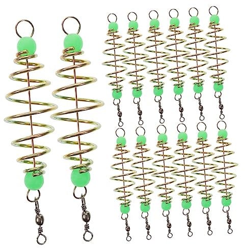 Milisten 1set Spring Bait Fishing Carp Landing Nets Carp Fishing Rig Pool Skimmer Net Cages Automatic Air Mattress Tuff Tray Lure Carp Feeder Minnow Net Pan Steel 36pcs
