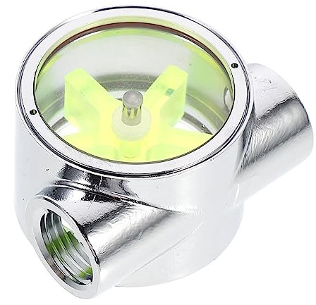 Gadpiparty Wasserdurchflussmesser Port Durchflussanzeige Für Wasserkühlsysteme Pc-wasserdurchflussmesser Computerteil Wasserkühlungsversorgung