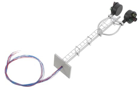 PartyKindom Modellbahn Signalleuchte Ampel Signalleuchte Modellbahn Leuchten Ampelleuchte Modelleisenbahn Leuchten Mini Ampel Aus Kunststoff