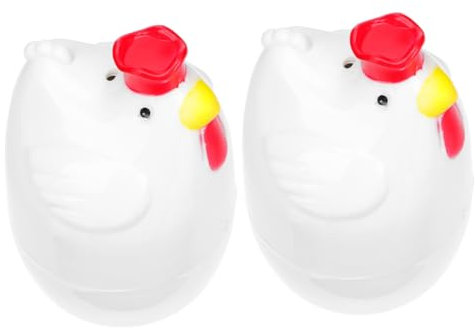 CHICAMPERA 2pcs Compact Egg Steamer Cup Microwave Egg Poacher Steam Device for Easy Cooking