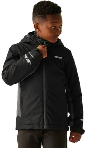 Regatta Kinder Hurdle wasserdicht Jacke isoliert Reflective Trims Winter Mantel