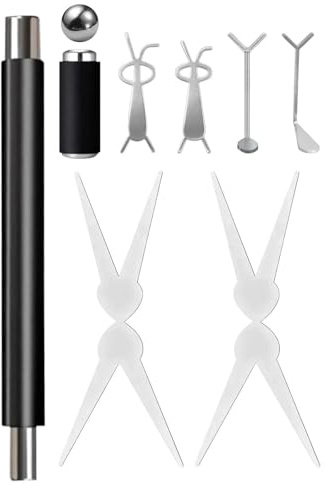 8 Stück Cat Eye Magnet für Nägel, Anziehendes Herz French Magnetstift | Starke Magnetkraft,Kompakt, leicht und überall nutzbar,ideal für Anfänger und Profis,gut zu verstauen,Vielseitig einsetzba