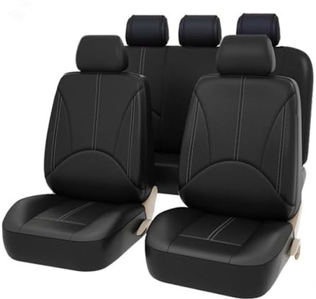 MRFDESC 9 Stück Sitzbezüge Sets, für BMW 1er 120d E87 130i E87 120i E87 118i E87 116i E87 116d E87 Autositzbezüge für die Vordersitze und Rücksitze wasserdichte Autositz Protektor,A