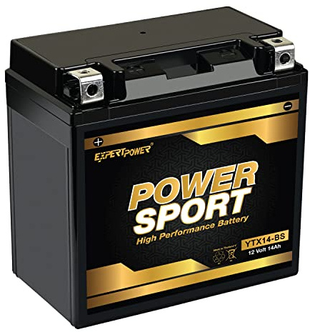 ExpertPower ETX14-BS 12v14Ah YTX14-BS replacement (12V 14Ah Sealed) Maintenance Free Battery