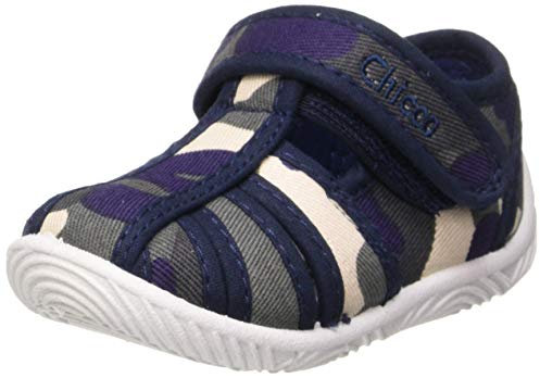 Chicco, Pantoufles pour Enfant, Chaussons pour la Crèche et la Maison, avec Fermeture Scratch Confortable, Designed in Italy