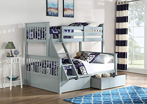 Supersonic Triple sleeper bunk bed (Grey)