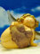 Pommerntraum ® | Mollyengel - Schutzengel - molliger Engel - Nana Engel - üppige Dame - Lady - Rubensengel - Molly (Gold mit Glitzer liegend)