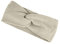 Neverless® Damen Stirnband Strick Winter Knoten Ohrenschutz Knite Headband hellbeige unisize