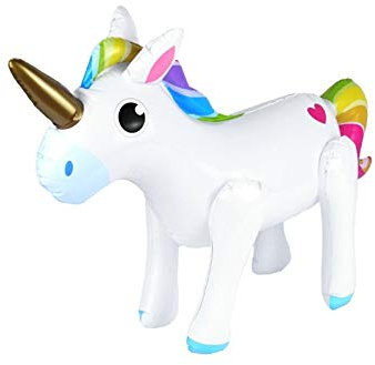HENBRANDT 3 x Inflatable Unicorn 53cm