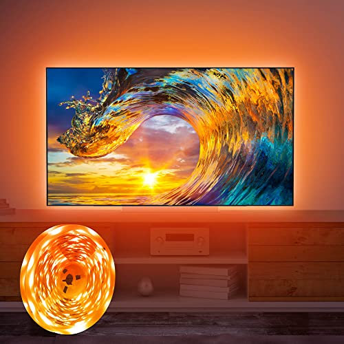 MY LAMP LED TV Backlights APP, 4.36M USB Led Strip Lights With Remote for 65-75 Inch RGB 5050 APP Control Sync to Music Bias Lighting for Bedroom, Party and Home