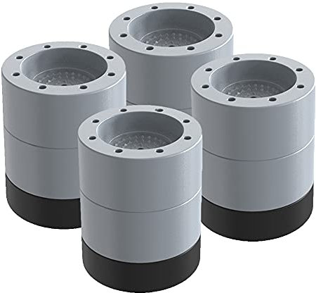 Anyingkai waschmaschine füße dämpfer,Waschmaschine Fußpolster,Anti Vibration Waschmaschine Füße,Vibration Dämpfer Pads,Verstellbares Gummi-Fußpolster,Anti-Walk-Fußpolster für Waschmaschine & Trockner