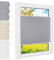 Plissee Klemmfix [Grau, 80x220 cm] ohne Bohren für Tür & Fenster, Faltrollo mit einfacher Montage/Bietet optimalen Sichtschutz und Privatsphäre, idealer Sonnenschutz