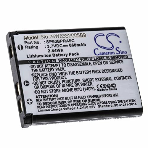 vhbw Akku Ersatz für Fuji/Fujifilm NP-45, NP-45A für Kamera Digicam DSLR (660mAh, 3,7V, Li-Ion)