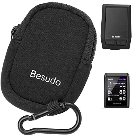 Besudo Neopren Schutzhülle für Bosch Kiox und Kiox 300 Display, Displayschutz für E-Bike Display, Schutztasche vor Kratzern und Stößen, Fahrradcomputer Schutztasche, Hülle Schutztasche Cover-23-B