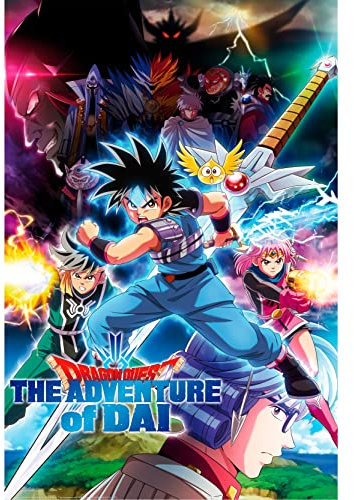 Gbeye – Dragon Quest Poster Dai vs Dark Army (91,5 x 61 cm)