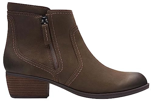 Clarks Charlten Ave, Stivali alla Moda Donna, Ardesia Nubuck, 38 EU