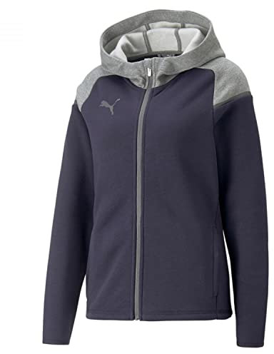PUMA Damen Teamcup Casuals Kapuzenjacke, Blau (Parisian Night), L