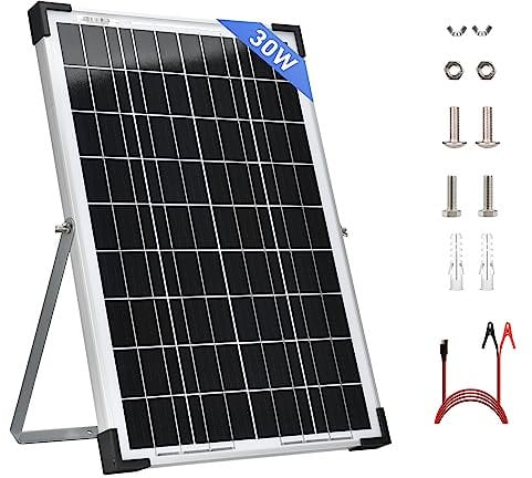 30W panel solar monocristalino de alta eficiencia del módulo cargador de energía fotovoltaica 12V paneles solares para casas de camping RV batería y otras aplicaciones fuera de la red