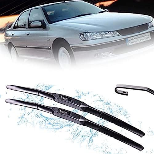 Balai d'essuie-Glace, pour Peugeot 406 1995 1996 1997 1998 1999 2000 2001 2002 2003 2004 Essuie-Glaces Avant de Voiture Lames d'essuie-Glace 24 + 22