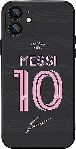 ZERMU Schutzhülle für iPhone 11, 15,5 cm (6,1 Zoll), Motiv: Löwe %l Mess%i Super Soccer Star Miam%i #10, modischer Vollschutz, weiches Silikon, TPU, Stoßdämpfung, Stoßfängerhülle