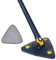 Albert Austin 360° Rotating Triangular Cleaning Mop for Walls Triangle with Extra Microfibre Absorbent Head Automatic Water Squeezing and Extendable Handle Wet Dry Floor Ceiling Window Cleaning, Blue