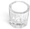 RJSQAQE Vaso de Cristal acrílico para Polvo líquido, Tapa para Plato, Recipiente para uñas, Soporte para Herramientas Arte, Manicu Cuenco, de Equipo, Accesorios, W2P8