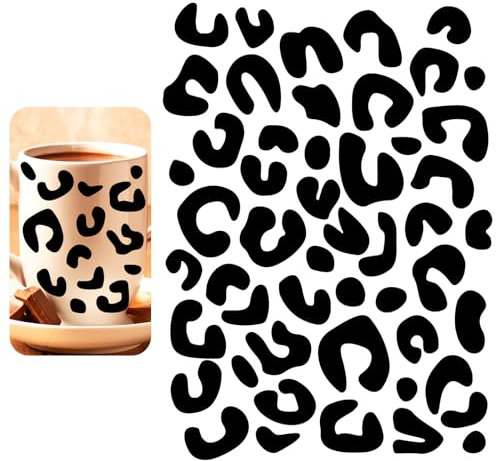 Calcomanía de Vinilo Con Estampado de Leopardo, Puntos Irregulares para Pared, Dormitorio, Guardería y Sala de Estar