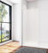 Aica Sanitär Duschabtrennung Walk in Glas Duschwand 10mm Nano Glas Seitenwand,H200cm,140cm