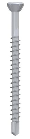SPARIBO SH Vis Autoperceuses Bardage Lambris Bois 3,2x35mm Inox A2 x200 | Tête fraisée bombée, filetage partiel, empreinte TX10, acier inox A2 brut, boîte de 200 vis autoperceuses