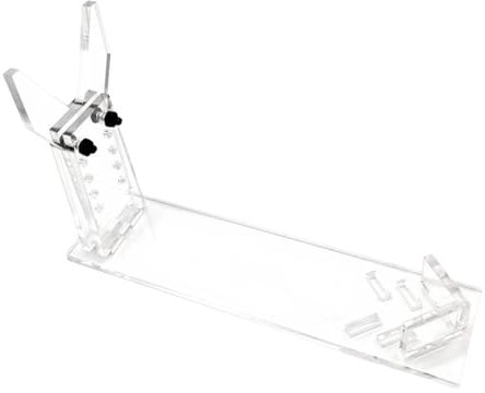 EHJRE Acryl Ausstellungsstand für Spielzeug, Waffenständer, Verstellbares Lagerregal für Pistolen, Organizer Halterung, Modellregal für Den Schreibtisch Im, Klar