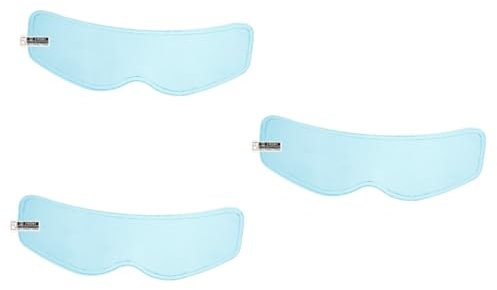 iplusmile 3pcs Helmet Rain Film Motorcycle Helmet Visor Water Repellent Easy to Use