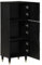 Highboard 40x33x110 cm Massivholz Mango,358349