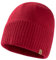 TOP-EX XL/XXL 100% Merinowolle Beanie Mütze, Wintermuetze Wollmütze Herren Damen, Strickmuetze Fisherman Beanie Trawler Mütze Warme Fleece Futter Rot XL/XXL