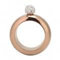 Nikou Bottiglia di Alcol in Acciaio Inox Bracciale, Braccialetto da Fiaschetta per Danza, Compleanno, Festa, Club, Bar, Oro Rosa Brillante, 230ml, 10x11,9cm