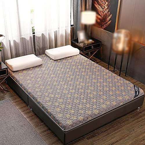Bodenmatratze Futonmatratze, Kokos-Latexmatratze Einzel- und Doppel-Hotel-Familienschlafmatratze Atmungsaktive gestrickte Tatami-Matte Faltbar für Studentenwohnheim,C,150 * 200cm(59 * 79in)