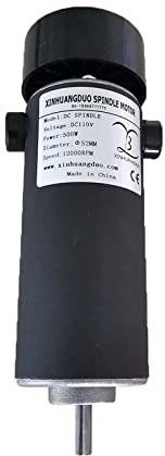 CNC Frässpindel,Spindelmotor, Luftgekühlter 0,5-kW-CNC-Spindelmotor-Kit-Motor + Lüfter 500-W-Spindelmotor + Drehzahlregler for die Stromversorgung for Gravieren, für CNC-Gravier-/Fräsmaschine(5tons 2