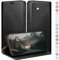 HUOUH for Samsung Galaxy A56 Wallet case with RFID Blocking PU Leather,Flip Folio Book covers,Credit Card Holder Shockproof Phone case Women Men for Samsung A56 case Black