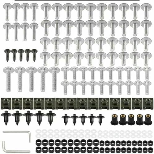 WBGZWCDB - Kit bulloni carenatura Completa Motocicletta Clip in Acciaio Inox Dado Viti carrozzeria per Honda CBR600RR 2003-2020 CBR1000F CBR 600 900 929 954 1000 RR CBR600 F F2 F3 F4 F4i