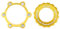 Adattatore Centerlock Rotore 6 fori, freno a disco per bicicletta con adattatore Center Lock – Rotore compatibile 6 Troux per mountain bike, biciclette con Centerlock