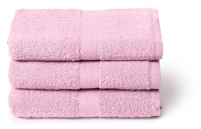Caleffi Juego de Toallas de baño Grandes 3X, Medida 55 x 105 cm, algodón 100% – Suaves y absorbentes, Cara y Uso Diario, Toalla de Ducha, Toalla Grande