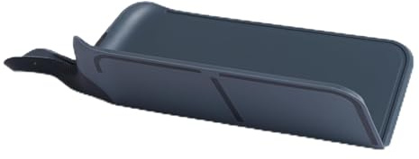 OHS Foldable Chopping Board, BPA Free Plastic Kitchen Cutting Boards with Easy Grip Handle Non-Slip Space Saving Chopping Board for Kitchens Home, Grey