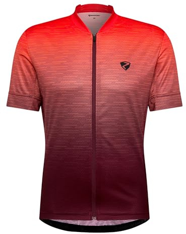 Ziener Herren Nelete-z Funktionelles Fahrradtrikot mit durchgehendem Front-Reißverschluss