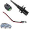 Twowinds - Sensor de Temperatura Exterior con Conector 65816905133 Compatible con BMW E46, E36, E90, E63, E60, E39 - Sonda de Temperatura - Termómetro (lote de 3 piezas)