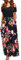 STYLEWORD Women's Summer Cold Shoulder Short Sleeve Maxi Dress Floral Print Elegant Long Dress with Pockets(Floral08,L)