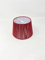 Stoff Aufsteckschirm Schirm D: 160mm LAMPENSCHIRM Kronleuchter bordeaux rot gold silber weiß creme beige chrom Borte gold Leuchtenschirm Fuloon (bordeaux)