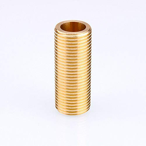 Super Tool HA2703A Gewindenippel, 1,27 cm, Messing, Laufnippel, Gewinderohr für Tankanschlüsse (5 mm, 1 Stück)