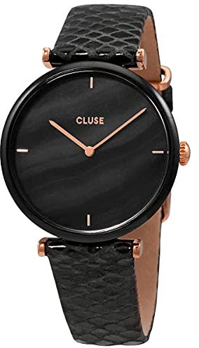 Montre Femme Cluse Triomphe Black Pearl/Python